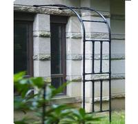 Garden Arch Metal TrellisSteel Half Garden Arches for Climbing Plants Outdoor Wedding Arch Robust Pergola Support for Flower Vines (Size: 60x240x40CM)