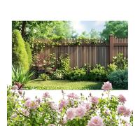 Garden Backdrops Wall Decorative Gre Wall 210x150cm Patio Decor