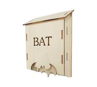 Garden Bat Shelter - 8.46 inch Yard Bat Habitat | Wood Habitat Box - Sturdy Wooden Bats House for Backyard Garden Farm Orchard Yard Or Patio to Support Wildlife & Natural Worm Control