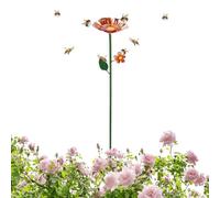 Garden Bee Waterer, Flower Bath Feeder, Bird Hummingbird Drinker, Outdoor Water Bowl Easy Clean, Lawn Patio Balcony Farm Landscape Planter Pollinator Water Source Decor
