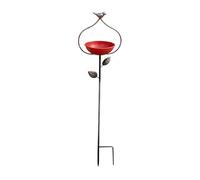 Garden Bird Bath - Metal Rustic Weather-Resistant Outdoor Bird Bath Water Feeder, Decorative Yard Lawn Patio Drinking and Bathing Station for Farmhouse Deck Garden Birdwatching