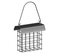 Garden Bird Feeder - Large Capacity Suet Cake Feeder for Macaws Parakeets Budgies Conures Cockatiels | Durabled Hanging Design with Easy Refill Window Outdoor Yard Balcony Lawn Wildlife Accessory