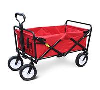 Garden Cart Trolleyfoldable Pull Wagon Hand Folding Trolley Hand Cart for Outdoor Camping BBQ Gardening Shopping Beach