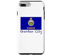 Garden City Kansas Drapeau Souvenir Coque pour iPhone 7 Plus/8 Plus