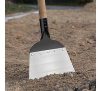 Garden Cleaning Shovel,Multifunctional Garden Shovel,Flat Steel Shovel,Garden Weeding Tool,Gardening Cleaning Shovel,21 cm (without Handle)