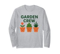 Garden Crew Cute Houseplants Plant, Lover Funny Gardener Manche Longue