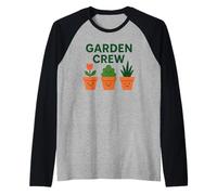 Garden Crew Cute Houseplants Plant, Lover Funny Gardener Manche Raglan