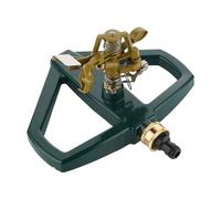 Garden De Pelouse Sprinkler Metal | Impulse Sprenger PulsationsPrenger 360 ° | Sprinkler Rotatif pour Le Jardin De Cour De Pelouse De Grandes Zones | Base Métallique Robuste Largement Durable