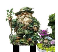 Garden Decor Stakes - 2D Acrylic Realistic Yard Ornaments, Cute Weather Res | Whimsical Garden Decor Garden Decor Stakes 2D Acrylic Cute Realistic Decoration Yard Lawn Patio Flower Bed Landscape Outdoor