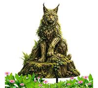 Garden Decor Stakes 2D Animal Funny Realistic Mossy Ornament