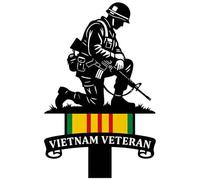 Garden Decoration Stake - Memorial Fallen Soldier Decor | Patriotic Yard Stake Sign, Landscape Display Pick, Decorative Lawn Accent,outdoor Yard Ornament for Outdoor Balconies Terraces Walkway Pathway