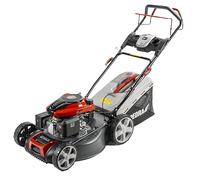 Garden DEDRA Tondeuse à gazon à essence avec moteur 3,5 kW, Loncin 196 cm3, largeur de coupe 51 cm, transmission GT, puissance moteur élevée, panneau avec compartiment de rangement, réglage central de