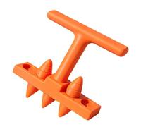Garden Dibber - Ergonomic T Handle Transplanting Seedling | Hand Sower with Depth Markers, Stainless Steel Widger with Scale, Manual Planting Tool, Vegetable Row Accessory for Yard