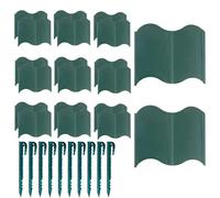 Garden Edging Border, Flexible Fence Panel, Flower Bed Barrier, Removable Lawn Edge, for Yard Patio Driveway Flowerbed Backyard Walkway Garden Landscaping Decoration Boundary Control 14x15x2cm