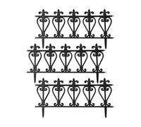 Garden Edging Fence - 3-Pieces Outdoor Lawn Picket Fencing, 60x33cm Landscape Decor Edging | Landscape Picket Fencing with Clip-Together for Pathway Driveway Park Patio Backyard Flowerbed