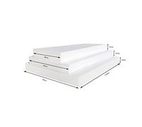 Garden Factory Plaque de Mousse 120x80x10cm pour Euro Palette, Matelas Panneau Rembourrage en Mousse de polyuréthane, Coussin de Palette, Stable et Durable