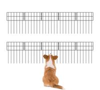 Garden Fence - Clôture animale | Clôture extérieure | Dog Rabbits Ground Stakes Border Fences for Garden Outdoor Patio Panels Border Decor Weather Resistant for Yard Outdoors Dog