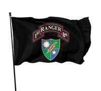 Garden Flag 1Er Bataillon, 75E Régiment De Rangers Drapeaux Couleurs Vives Drapeau De Jardin Durable Drapeau Extérieur Pour Porche Masion 90X150Cm