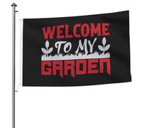 Garden Flag À Mon Drapeaux Léger Flags De Cour Durable Drapeau Extérieur Pour Festivals Porche 90X150Cm