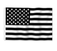 Garden Flag Américains Noirs Et Blancs Treer Drapeau Durable Drapeau De Jardin Léger Drapeau Extérieur Pour Bar Porche 90X150Cm