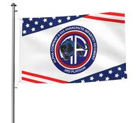 Garden Flag Bannière Du 2E Bataillon Du 505E Régiment D'Infanterie Parachutiste Flags De Cour Couleurs Vives Drapeau Extérieur Haute Qualité Drapeau De Jardin Pour Bar Masion 90X150Cm