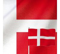 Garden Flag Danemark Treer Drapeau Résistant À La Décoloration Flags De Cour Couleurs Vives Drapeau De Jardin Pour L'Extérieur Et L'Intérieur Masion 90X150Cm