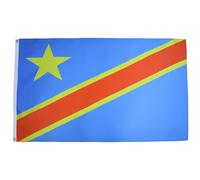 Garden Flag Democratic Republic Of The Congo Congolese Drapeau Extérieur Premium Bannière Extérieure Pour Ferme Balcon Fête Patio 90X150 CM