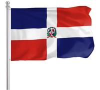 Garden Flag Dominique Treer Drapeau Couleurs Vives Drapeau Extérieur Haute Qualité Drapeau De Jardin Pour Bar Masion 90X150Cm