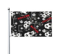 Garden Flag Football Œillets En Laiton Dans Drapeau Personnalisé Drapeau Pirate Pour Saisonnière Bar Jardin 3X5Ft