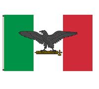 Garden Flag Former War War Of The Italian Social Republic Drapeau Extérieur Premium Bannière Extérieure Pour Balcon Fête Jardinage Patio 90X150 CM