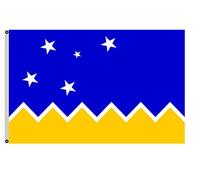 Garden Flag Grand Magallanes Et Région Antarctique Chilienne, Chili Treer Drapeau Couleurs Vives Drapeaux Haute Qualité Drapeau De Jardin Pour Bar Porche 90X150Cm