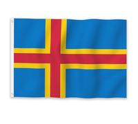 Garden Flag Îles D'Åland Treer Drapeau Haute Qualité Drapeau Extérieur Léger Drapeaux Pour Porche Masion 90X150Cm