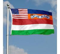 Garden Flag Laissez-Nous Tranquilles, Floride Treer Drapeau Léger Drapeau Extérieur Couleurs Vives Drapeau De Jardin Pour Masion Bar 90X150Cm