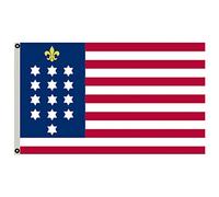 Garden Flag L'Alliance Franco-Américaine Drapeaux Léger Drapeau Extérieur Résistant À La Décoloration Drapeau De Jardin Pour Bar Porche 90X150Cm