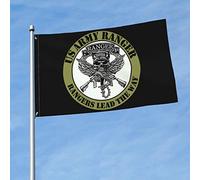 Garden Flag Les Rangers Du 2E Bataillon De L'Armée Flags De Cour Résistant À La Décoloration Drapeau Extérieur Haute Qualité Drapeau De Jardin Pour Bar L'Extérieur Et L'Intérieur 90X150Cm