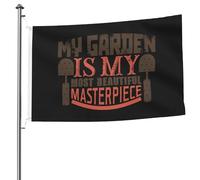 Garden Flag Mon Chef-D'Œuvre Le Plus Beau Drapeaux Durable Flags De Cour Résistant À La Décoloration Drapeau De Jardin Pour Bar L'Extérieur Et L'Intérieur 90X150Cm