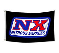 Garden Flag Nos Racing Drapeau Extérieur Résiste Aux Intempéries Bannière Extérieure Pour Célébrations Ferme Patio 90X150 CM