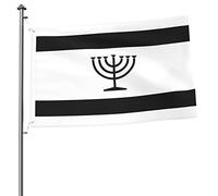 Garden Flag Proposition De Yiddish Treer Drapeau Résistant À La Décoloration Flags De Cour Couleurs Vives Drapeau De Jardin Pour Masion Festivals 90X150Cm