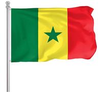 Garden Flag Sénégal Flags De Cour Couleurs Vives Drapeaux Durable Drapeau De Jardin Pour Bar Masion 90X150Cm