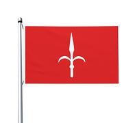 Garden Flag Territoire Libre De Trieste Treer Drapeau Haute Qualité Drapeau Extérieur Résistant À La Décoloration Drapeau De Jardin Pour Bar L'Extérieur Et L'Intérieur 90X150Cm
