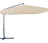 GARDEN FRIEND O850007/E PARAPLUIE C/BRAS LATÉRAL 3X3 M ÉCRU