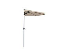 GARDEN FRIEND Parasol demi-taupe diamètre 2,7 m
