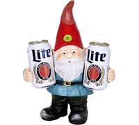Garden Gnome Humour Finger of Honor Gnomes Outdoor Deco Sculptures and Statues Garden Decoration Statue for Indoor or Outdoor (A)