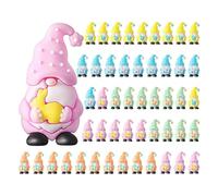 Garden Gnomes, Outdoor Fairy Miniature Statue Accessories Set, 50 pièces PVC Cute Miniature Sculpture | Plant Pots Decor Dwarf Statues | For Indoor Outdoor Yard Lawn Garden Home Patio Farmhouse Grass