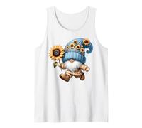 Garden Grandpa GNOME Love Sunflower Decor for Hippie Mom Débardeur