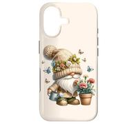 Garden Grandpa Summer GNOME with Watering Can Cute Butterfly Coque pour iPhone 17