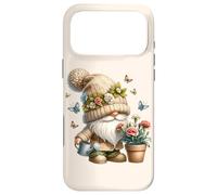 Garden Grandpa Summer GNOME with Watering Can Cute Butterfly Coque pour iPhone 17 Pro Max