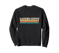 Garden Grove, Californie, États-Unis, nom de la Ville, Couleurs Vintage Classiques Sweatshirt