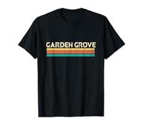 Garden Grove, Californie, États-Unis, nom de la Ville, Couleurs Vintage Classiques T-Shirt