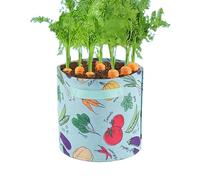 Garden Grow Bags, Végetables Growing Containers With Drainage, Thickened Vegetable Planter Bags For Garden, Cultivation Nursery Indoor Outdoor Balcony Patio Greenhouse